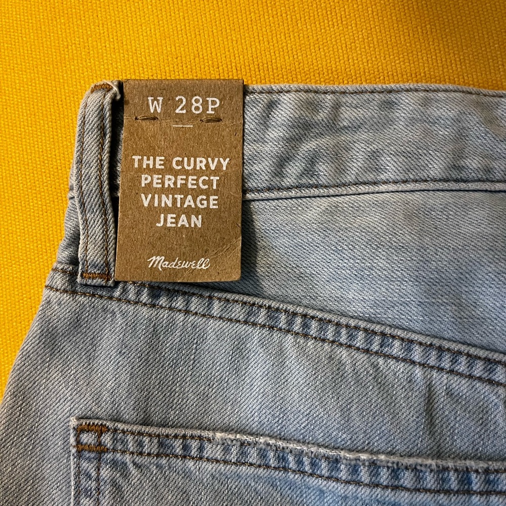 Brand New Madewell Petit Curvy Perfect Vintage Jean